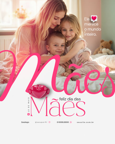 DIA DAS MÃES FLYER PSD 4