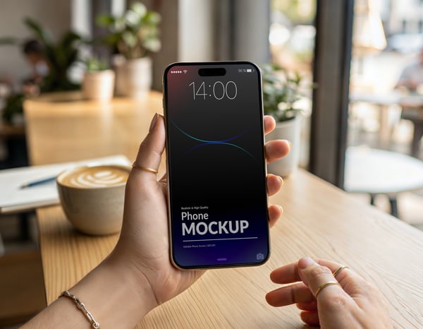 TELEFONE PSD EDITÁVEL MOCKUP