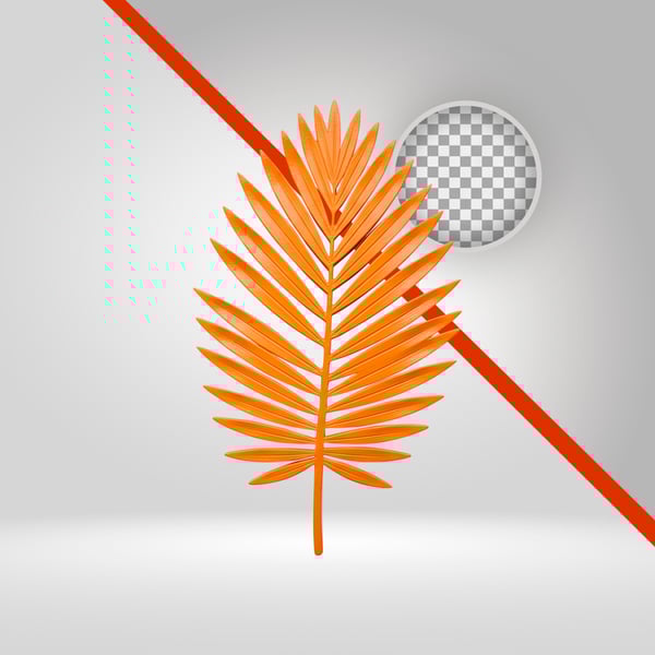 FOLHA DE PALMEIRA COQUEIRO EM MADEIRA PINTADA TEMA CARNAVAL VERÃO