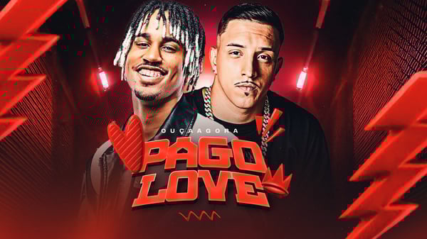 FLYER THUMB CAPA CD BANNER YOUTUBE JEFFINHO E DELACRUZ PAGOLOVE PSD EDITÁVEL