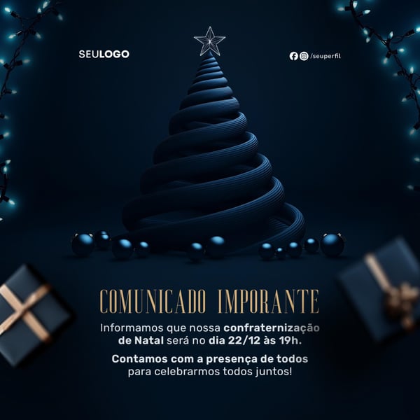 SOCIAL MEDIA FELIZ NATAL