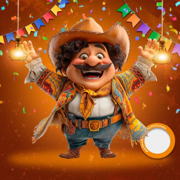 MASCOTES DE FESTA JUNINA MODELO 89