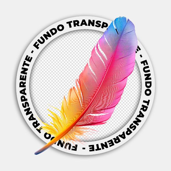 PENA COLORIDA | CARNAVAL | IMAGEM SEM FUNDO | PSD EDITÁVEL