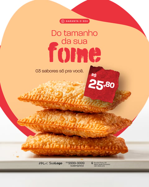 Coleção PASTELARIA SOCIAL MEDIA PSD EDITÁVEL 6