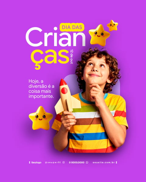 DIA DAS CRIANÇAS FLYER SOCIAL MEDIA POST 8