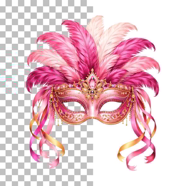 MÁSCARA DE CARNAVAL EM PNG