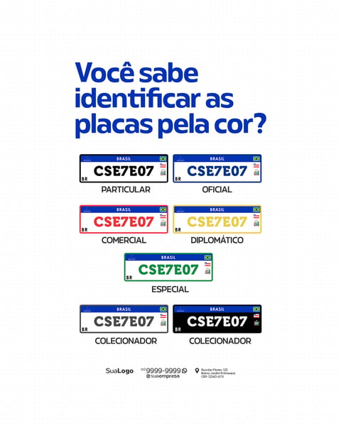LOJA DE EMPLACAMENTO DE VEÍCULOS SOCIAL MEDIA PSD EDITÁVEL 7