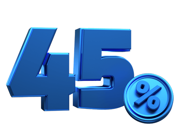 NÚMERO PORCENTAGEM FONTE AZUL 3D