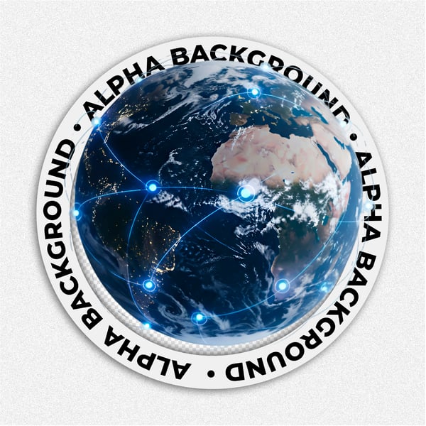 PLANETA TERRA COM LUZES AZUIS2