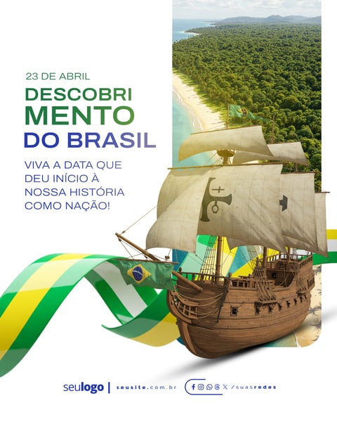 23 DE ABRIL DESCOBRIMENTO DO BRASIL - INÍCIO DA NOSSA HISTÓRIA