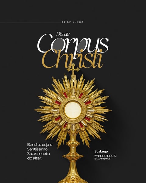 SOCIAL MEDIA DIA DE CORPUS CHRISTI 19 DE JUNHO