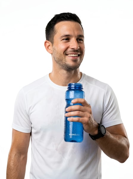 FIT MAN DRINKING WATER AFTER EXERCISE