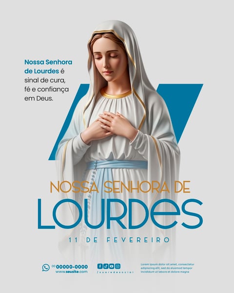 DIA DE NOSSA SENHORA DE LOURDES