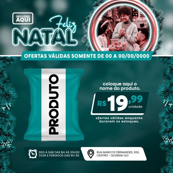 TABLÓIDE | FOLHETO | FELIZ NATAL | PSD EDITÁVEL