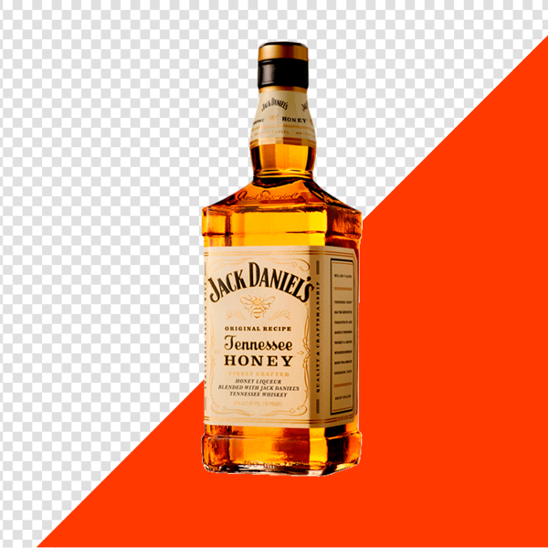 GARRAFA WHISKY JACK DANIEL'S HONEY MEL PNG TRANSPARENTE SEM FUNDO