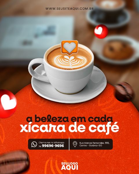 FEED | CAFETERIA | CAFÉ | SOCIAL MEDIA | PSD EDITÁVEL