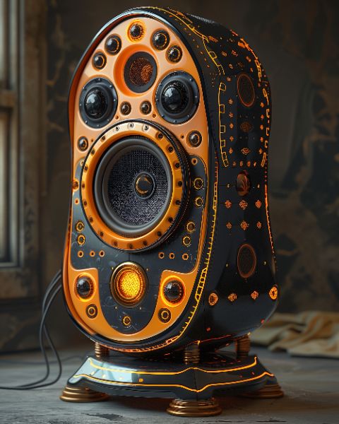 CAIXA DE SOM | FUTURISTA | BACKGROUND