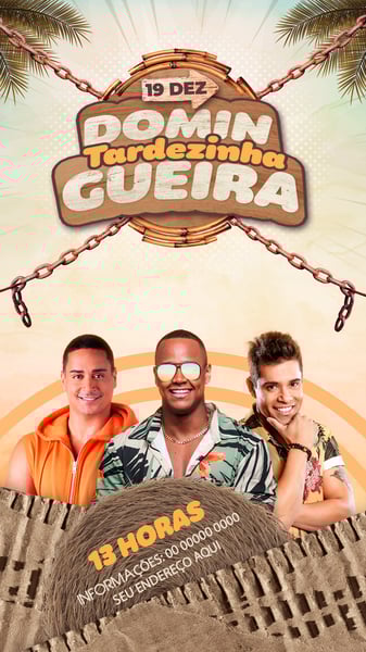 FLYER EVENTO TARDEZINHA STORIES