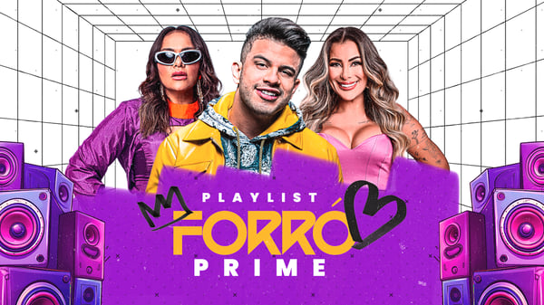 FLYER THUMB CAPA CD BANNER YOUTUBE PLAYLIST FORRÓ PRIME PSD EDITÁVEL