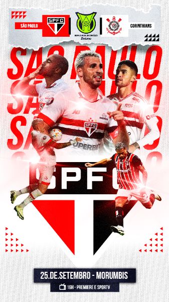 FLYER ESPORTIVO BRASILEIRÃO SÃO PAULO STORIES