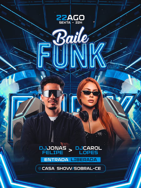03 FLYER EVENTO BAILE FUNK FEED PSD EDITÁVEL
