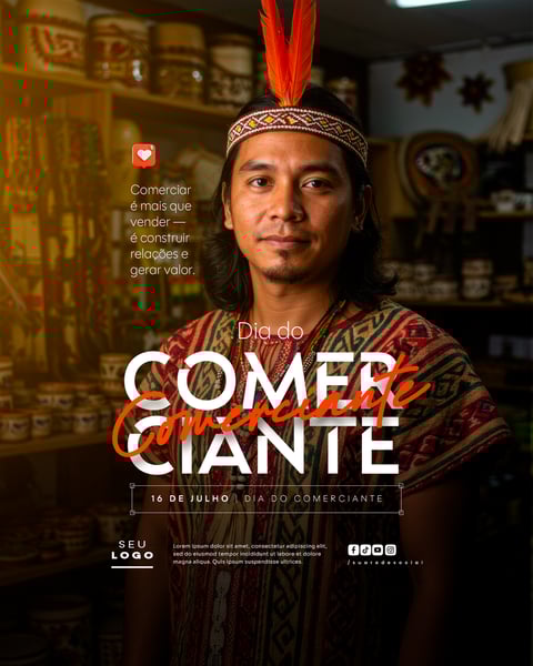 DIA DO COMERCIANTE 16 DE JULHO SOCIAL MEDIA EDITÁVEL FEED 6