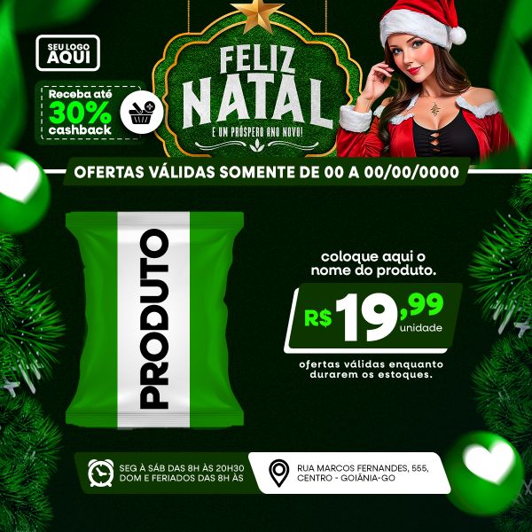 TABLÓIDE | FOLHETO | FELIZ NATAL | PSD EDITÁVEL