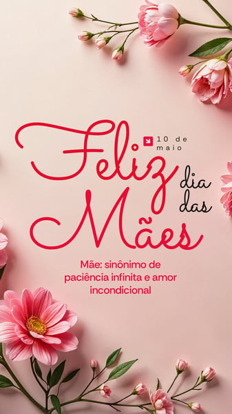 Dia das mães story