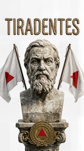 Estátua de Tiradentes com a bandeira 5