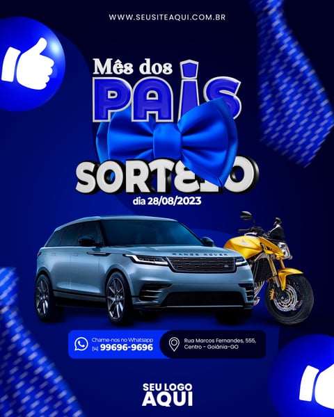 POST - FELIZ DIA DOS PAIS - SORTEIO
