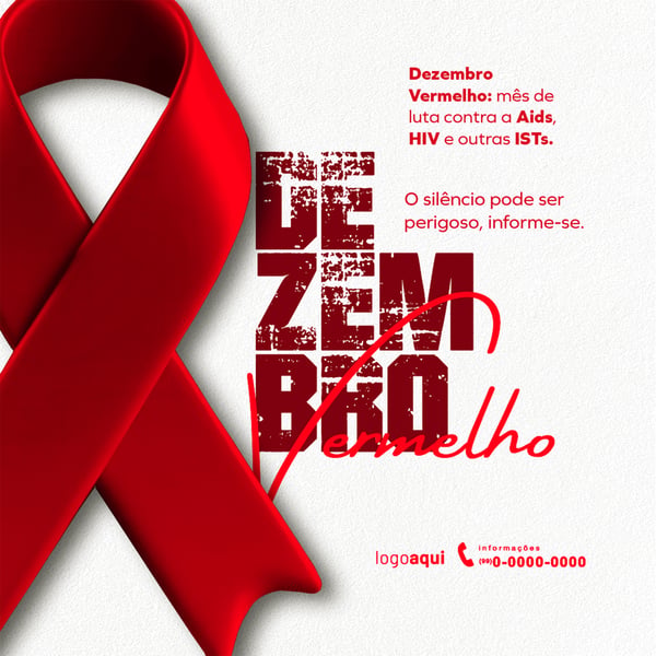 DEZEMBRO VERMELHO MÊS DE LUTA CONTRA A AIDS, HIV E OUTRAS ISTS5