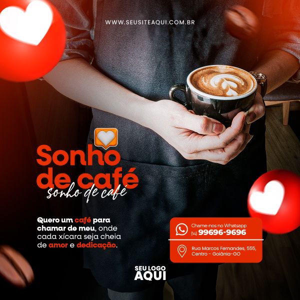 POST FEED | CAFETERIA | CAFÉ | SOCIAL MEDIA | PSD EDITÁVEL