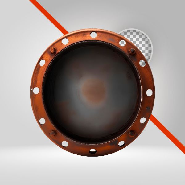 CIRCULO DE METAL ENFERRUJADO 3D, ELEMENTO PNG, VINTAGE, RUSTICO, PLACA PRA TEXTO, URBANO, FUNDO, ESTRUTURA METÁLICA PNG