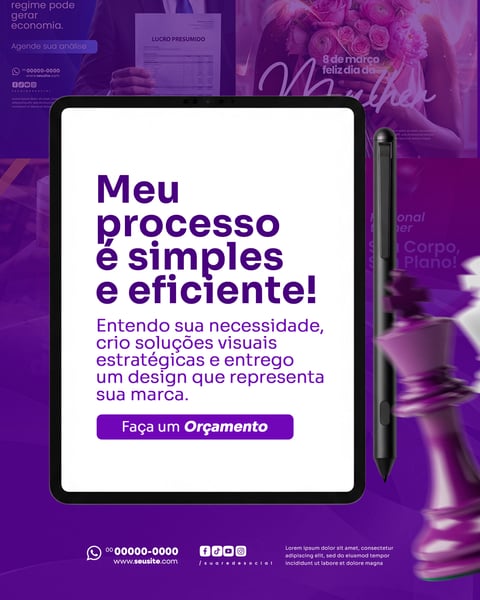 DESIGN GRÁFICO SOCIAL MEDIA PSD EDITÁVEL 4