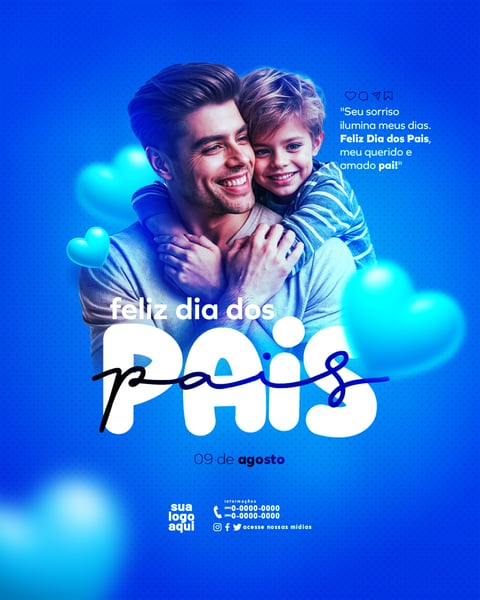 DIA DOS PAIS 09 DE AGOSTO FEED 3