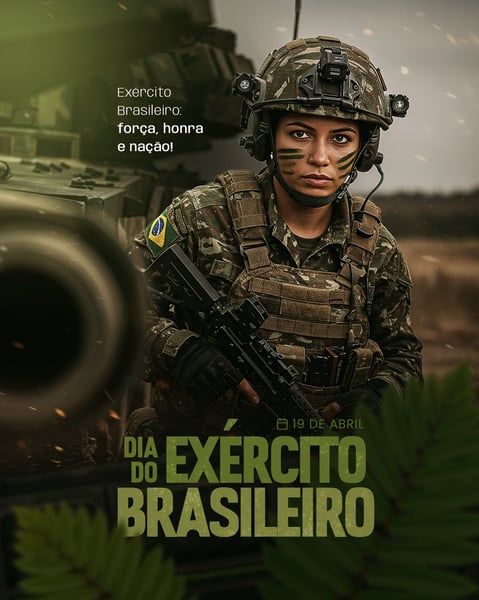 SOCIAL MEDIA - DIA DO EXERCITO BRASILEIRO