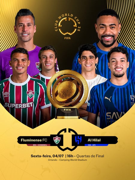 QUARTA DE FINAL - FLUMINENSE FC X AL HILAL - FIFA CWC 2025 FINAL FEED