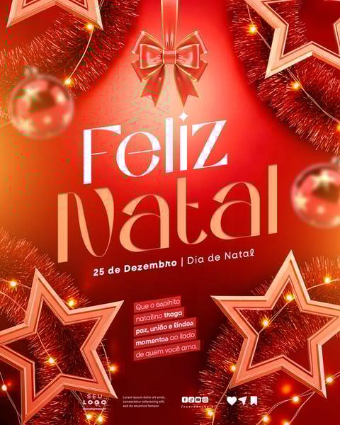 FELIZ NATAL 25 DE DEZEMBRO SOCIAL MEDIA PSD EDITÁVEL (1)
