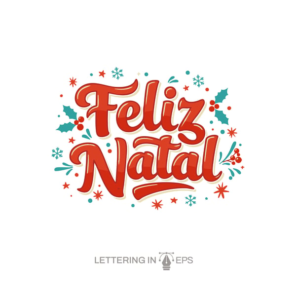 LETTERING FELIZ NATAL 8