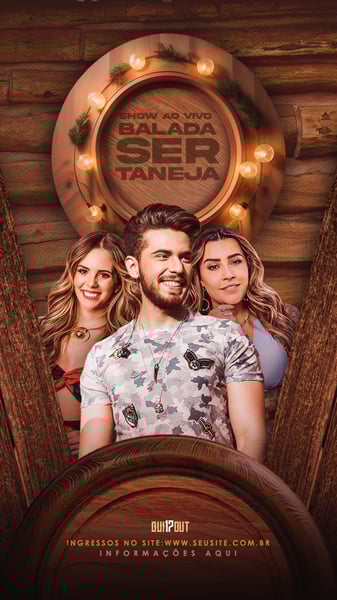 KPT 15 POST PARA EVENTOS - BALADA SERTANEJA STORY