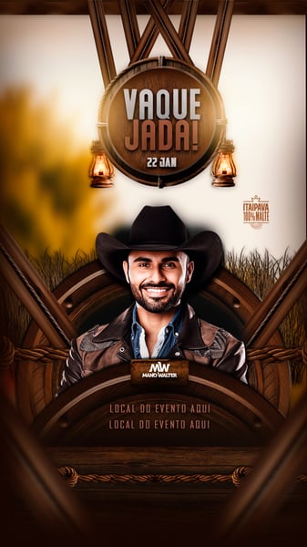 FLYER VAQUEJADA MANO WALTER STORY