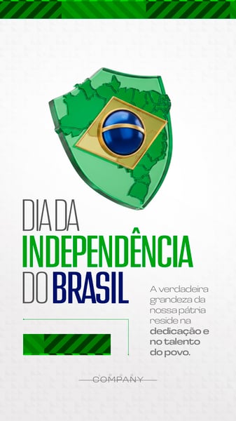 DIA DA INDEPENDÊNCIA DO BRASIL SOCIAL MEDIA FLYER PSD EDITÁVEL STORY