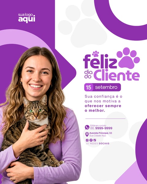 SOCIAL MEDIA DIA DO CLIENTE PETSHOP