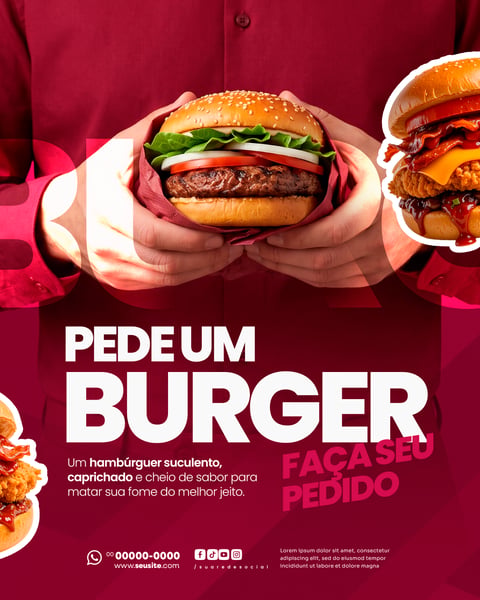HAMBURGUERIA SOCIAL MEDIA PSD EDITÁVEL 9