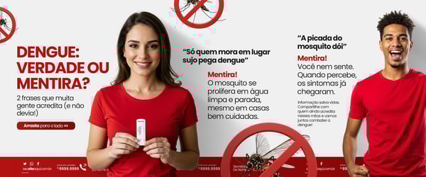 CARROSSEL SOCIAL MEDIA CAMPANHA CONTRA DENGUE