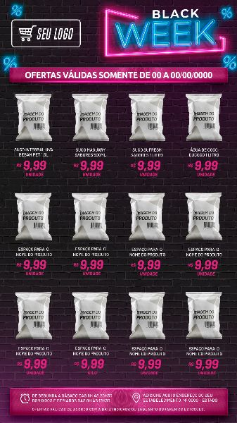 FOLHETO BLACK FRIDAY - BLACK WEEK - 12