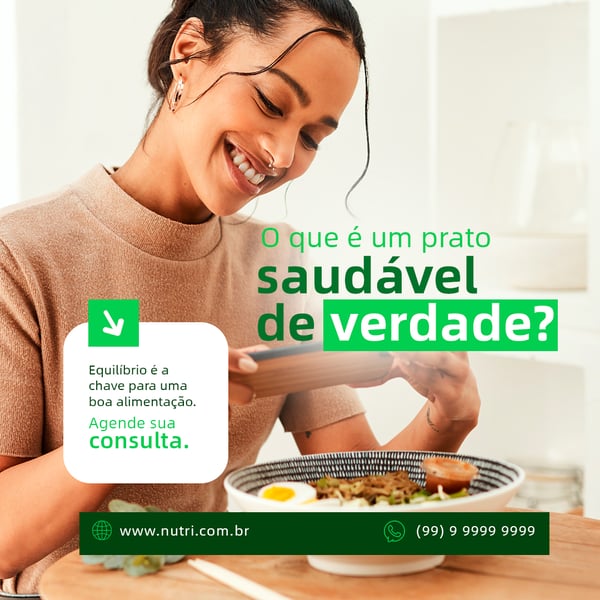 MGN NUTRICIONISTA ALIMENTAÇÃO SAUDÁVEL NUTRIÇÃO FEED PSD EDITÁVEL