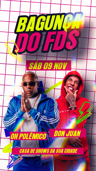 EVENTO BAGUNÇA DO FDS