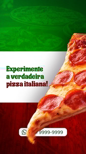 SOCIAL MEDIA PIZZARIA PIZZA ITALIANA STORY