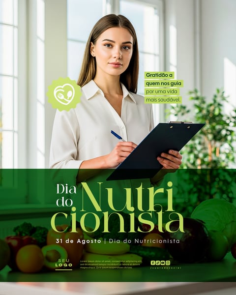 DIA DO NUTRICIONISTA 31 DE AGOSTO SOCIAL MEDIA PSD EDITÁVEL 2